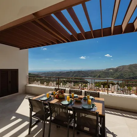 Modern Penthouse With Two Terraces, Jacuzzi And Sea, And Mountain Views, In Almazara Hills Apartment