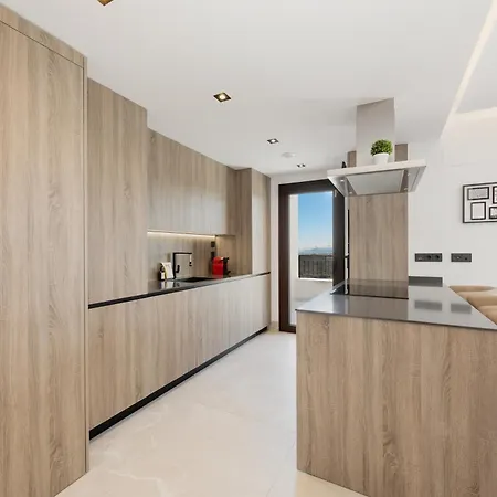 Apartment Modern Penthouse With Two Terraces, Jacuzzi And Sea, And Mountain Views, In Almazara Hills *