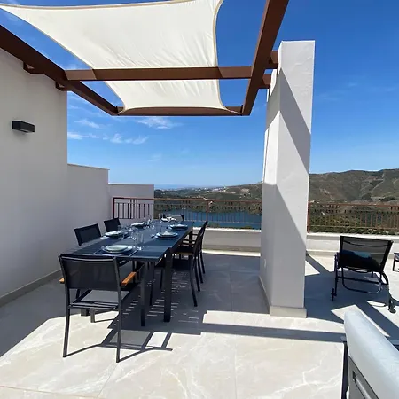 Modern Penthouse With Two Terraces, Jacuzzi And Sea, And Mountain Views, In Almazara Hills